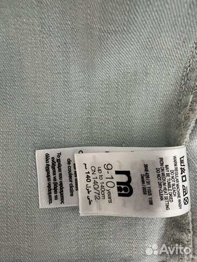 Жилетка mothercare джинсовая на 9-10 лет