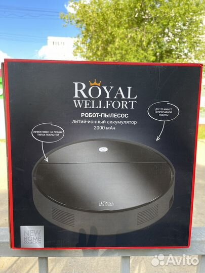 Робот пылесос wellfort