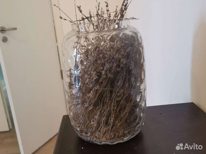 Ваза стекло Португалия 32см