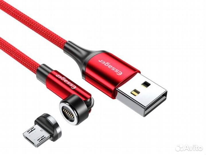 Магнитный кабель Essager с поворотом, 3 А