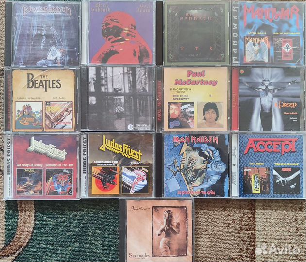 Black sabbath, judas priest, the beatles cd