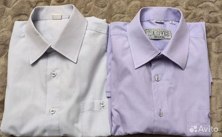 Две школьные сорочки 164-170