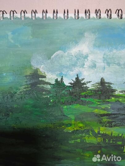 Картина пейзаж лес
