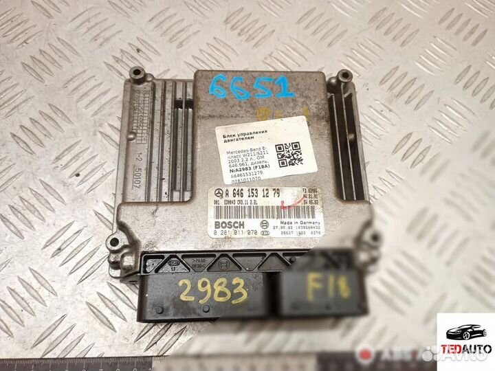 Блок управления двигателем, Mercedes-Benz E-Класс W211/S211 2003