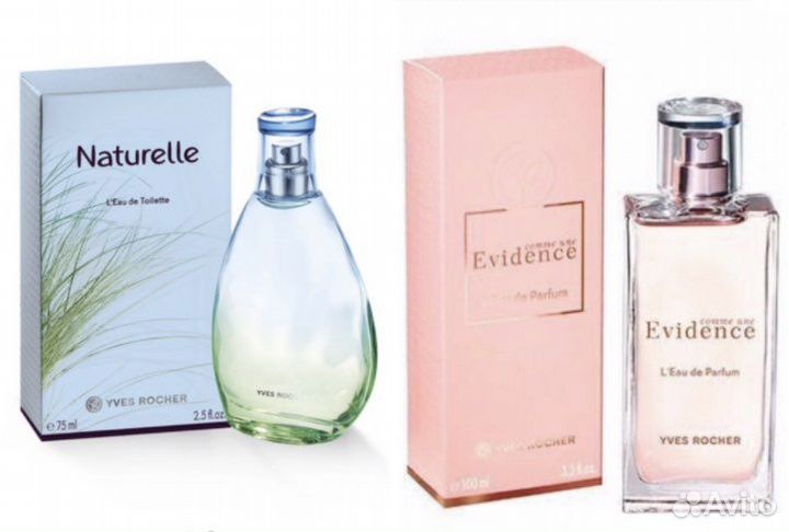 Парфюм Ив Роше Evidence 100мл Naturelle 75мл