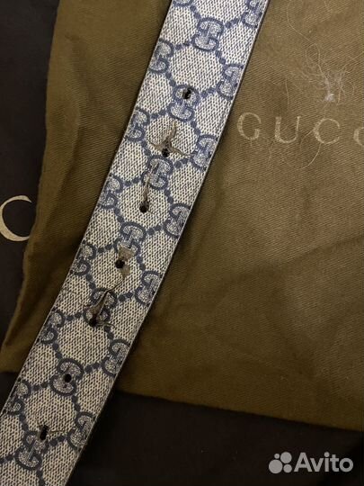 Gucci gg supreme ремень