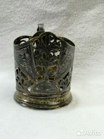 Подстаканник Кубачи, серебро 875 проба