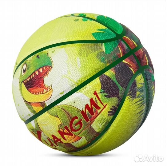 Профессиональный баскетбольный мяч 5 с динозавром