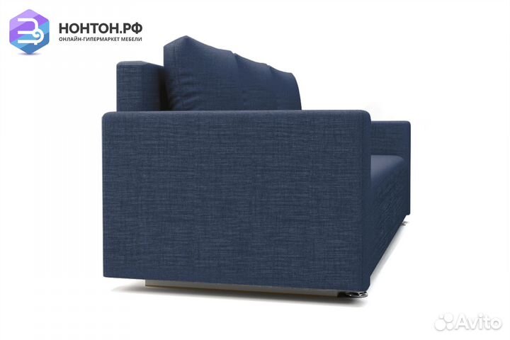 Диван еврокнижка Олимп синий