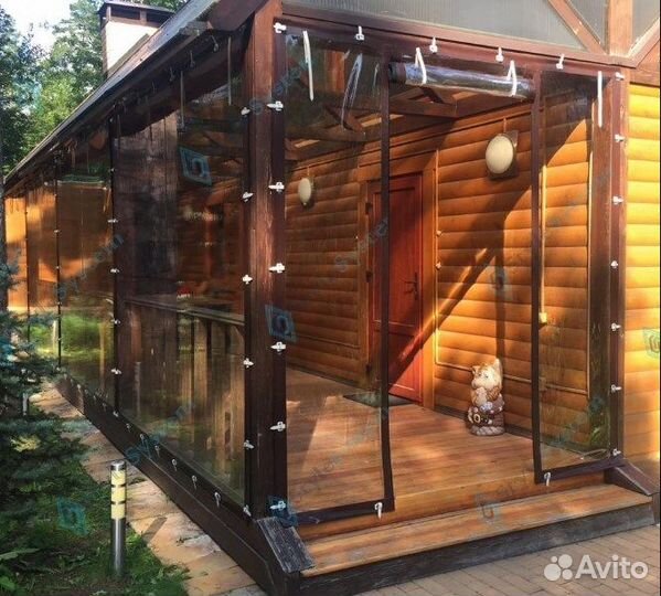 Мягкие окна для веранды, террасы, балкона, беседки