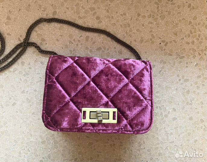Сумка женская бордовая