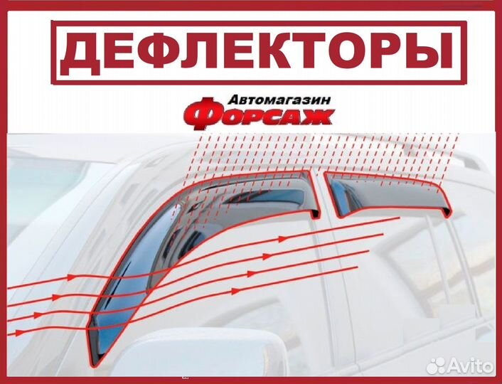 Дефлекторы окон на Toyota Caldina (1997-2002)