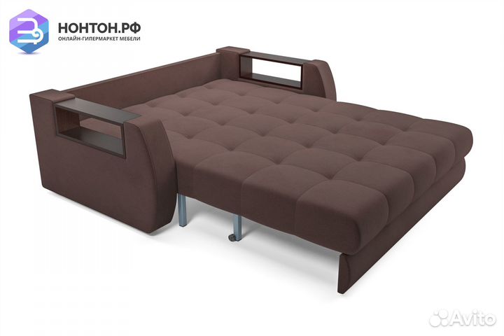 Диван аккордеон Барон №3 коричневый