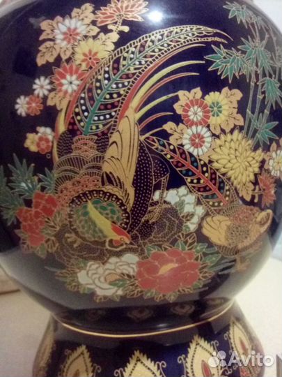 Китайская ваза кобальт времен СССР