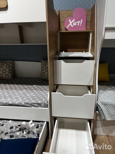 Двухъярусная кровать чердак детская