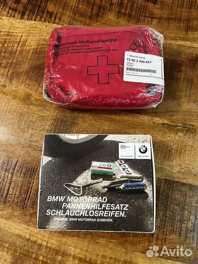 Комплект для ремонта колес + аптечка bmw motorrad
