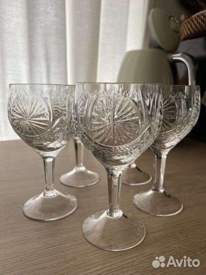 Фужеры хрустальные СССР