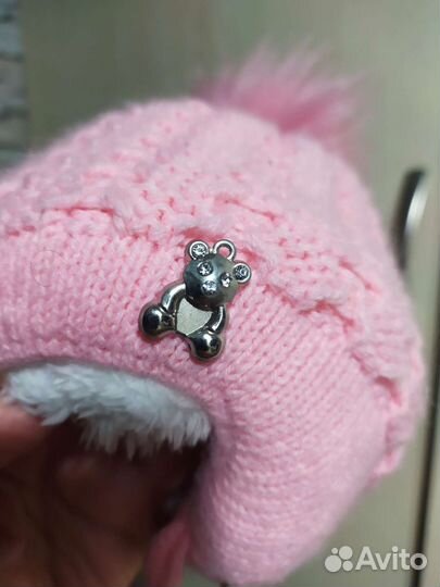 Шапочка зимняя для девочки