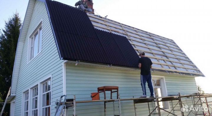 Строительство Крыш/Фундаменты/Заборы/Отмостки