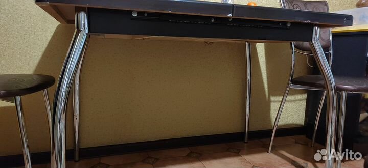 Стол раскладной кухонный 110*65