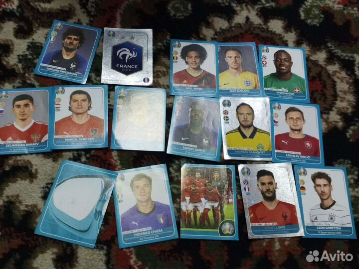 Карточки Panini uefa euro 2020