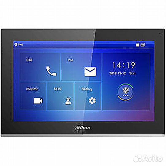 IP видеодомофон Dahua DH-VTH5441G черный, 1024x600