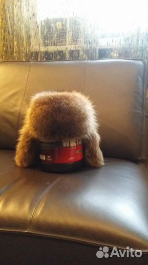 Шапка зимняя енот