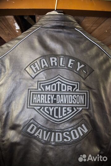 Мотокуртка кожаная мужская 54-56 размер