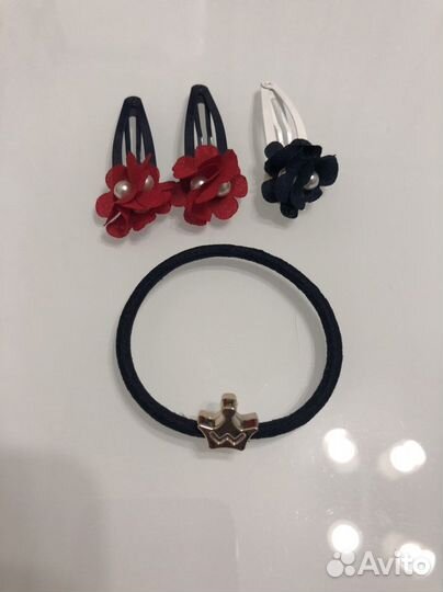 Заколки и ободок для девочек