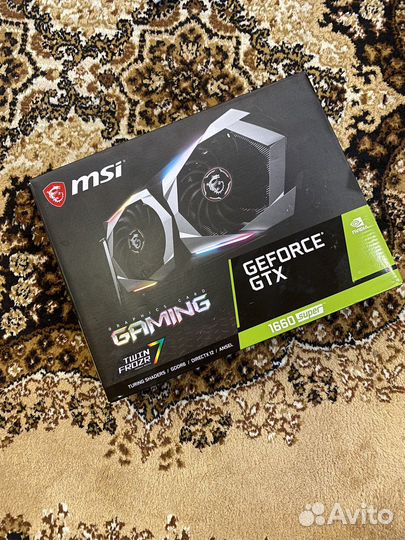 Msi GeForce GTX 1660 super gaming 6Gb