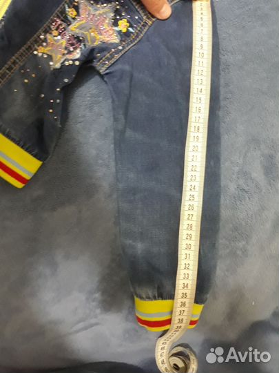 Джинсовая куртка для девочки 98