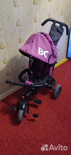 Велосипед коляска с ручкой