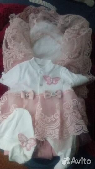 Конверт на выписку для девочки новый