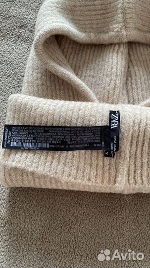 Капор вязаный zara