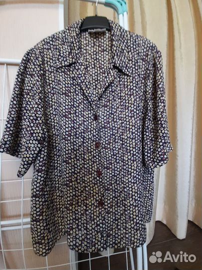 Костюм женский летний, шифон юбка и блуза 48-50