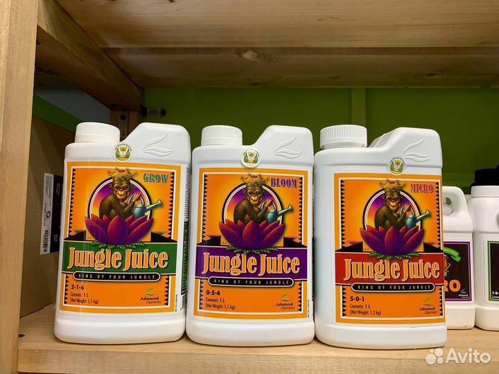 Удобрение T.A Jungle Juice (Bloom, Micro,Grow) 1 л