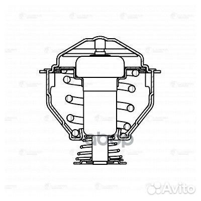 Термостат VAG tiguan/A4 07- (95С) (термоэл.) L