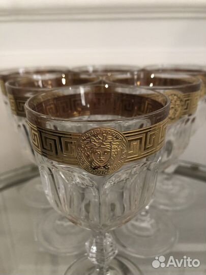 Versace бокалы под вино 6 шт