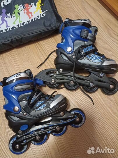 Роликовые коньки детские раздвижные