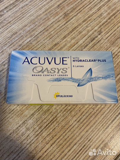 Линзы контактные двухнедельные -3.25