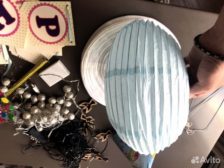 Китайские бумажные фонарики/шарики. Гирлянды