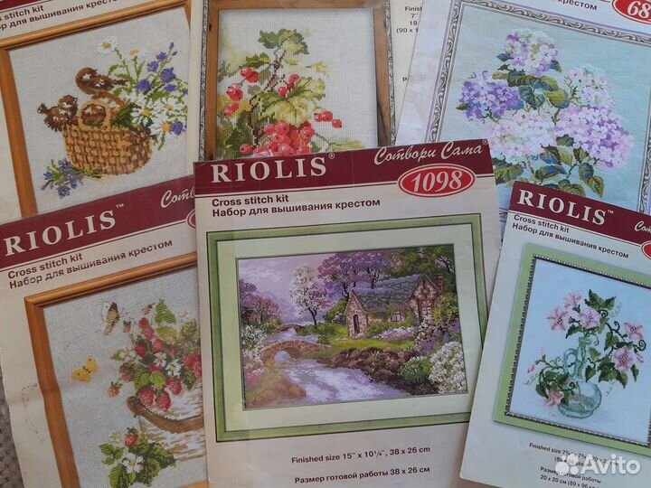 Схемы для вышивки крестом Riolis