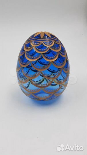 Пасхальное яйцо Цветной хрусталь