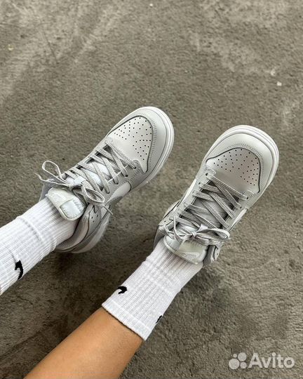 Кроссовки Nike sb dunk low grey