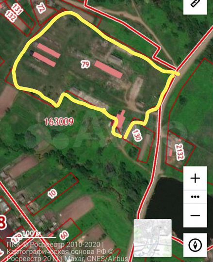 Участок 3,7 га (СНТ, ДНП)