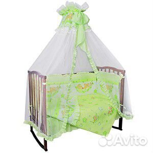Продаю новый красивый комплект: балдахин и бортики