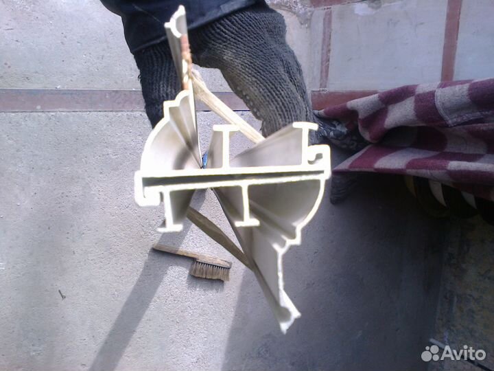 Карниз потолочный 2-х рядный Б/У 141см