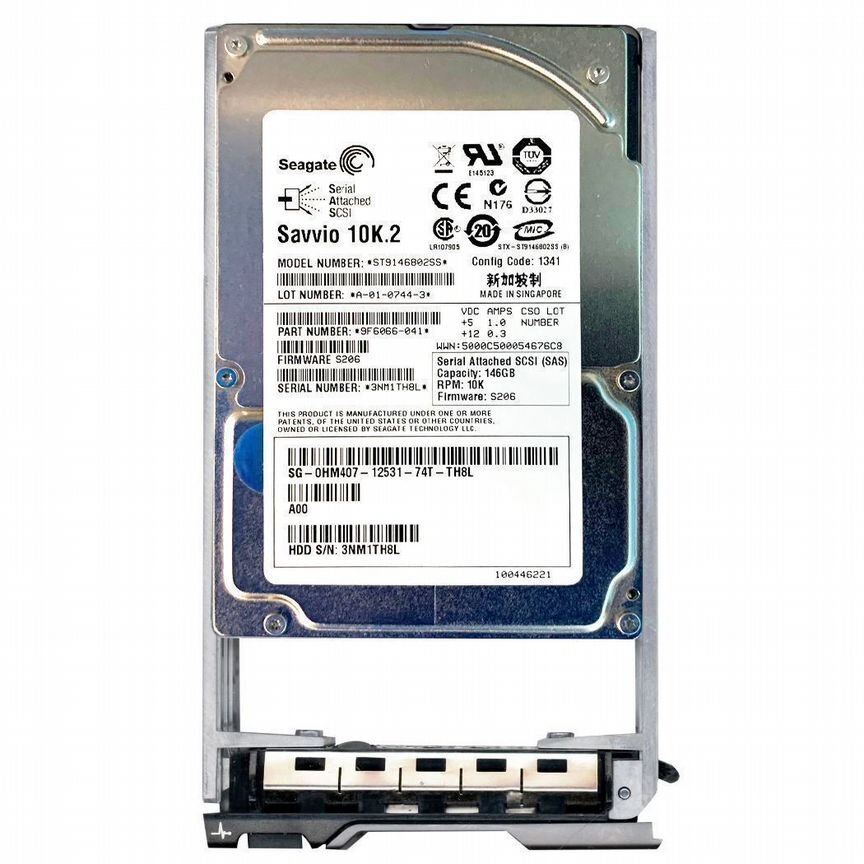 [HM407] Жесткий Диск Dell 146gb Sas 2,5" Hdd Hm407