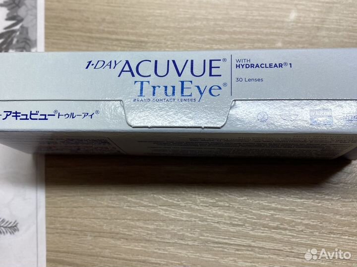 Линзы контактные acuvue TruEye -3,25