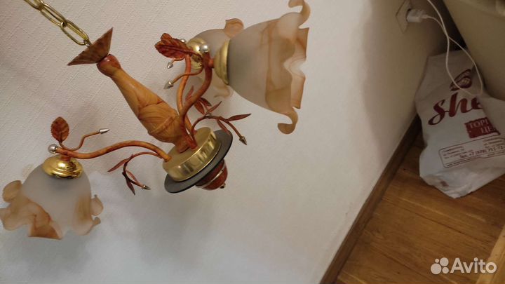 Люстра потолочная бу